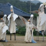 stilted birds korea2010